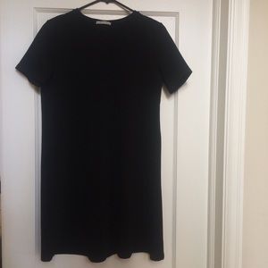 Zara Boxy Black Long Tee Like New. Size M.